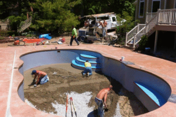 شركة إنشاء مسابح خرسانية بالخبر